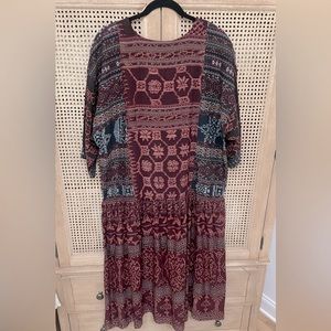 Authentic IKAT KUSNADI  Drop Waist Dress
